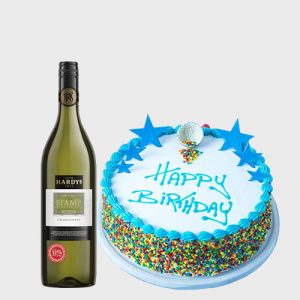 Birthday Cake with White Wine