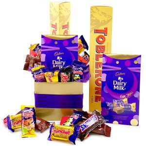 Chocolate gift hamper.
