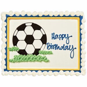Happy birthday-Soccer Cake