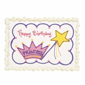 Happy birthday-Princess Crown Cake