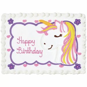 Happy birthday-Unicorn Cake
