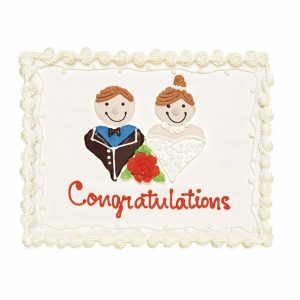 Congratulations-Wedding Cake
